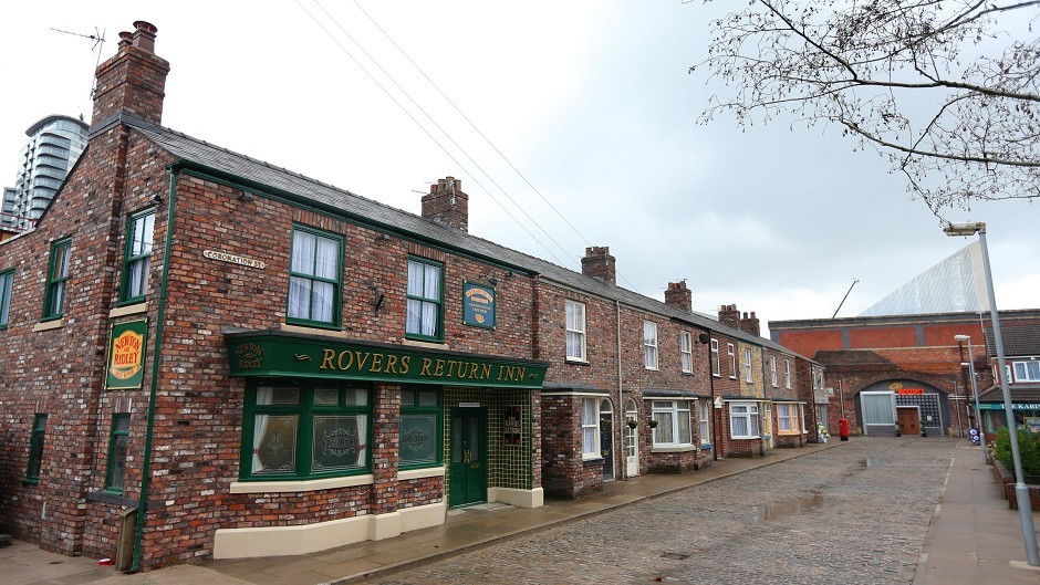 The Coronation Street set at Media City in Manchester