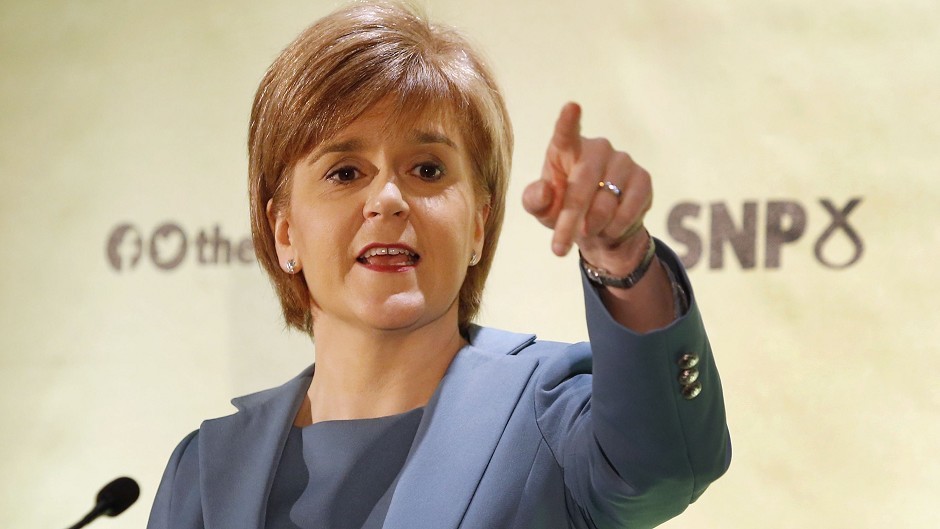 Nicola Sturgeon insisted  Labour will have no choice but to deal with SNP in a hung parliament.