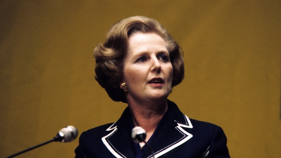 Margaret Thatcher.