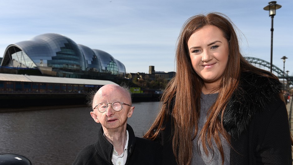 Alan Barnes with Katie Cutler who set up the online fund 
