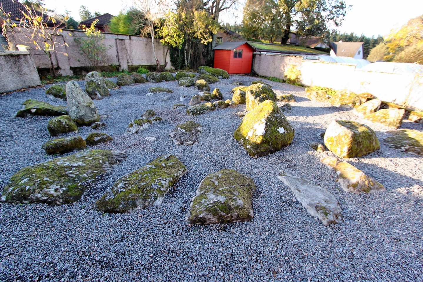 Stonehenge House near Inverness has a Pictish stone circle in the back garden