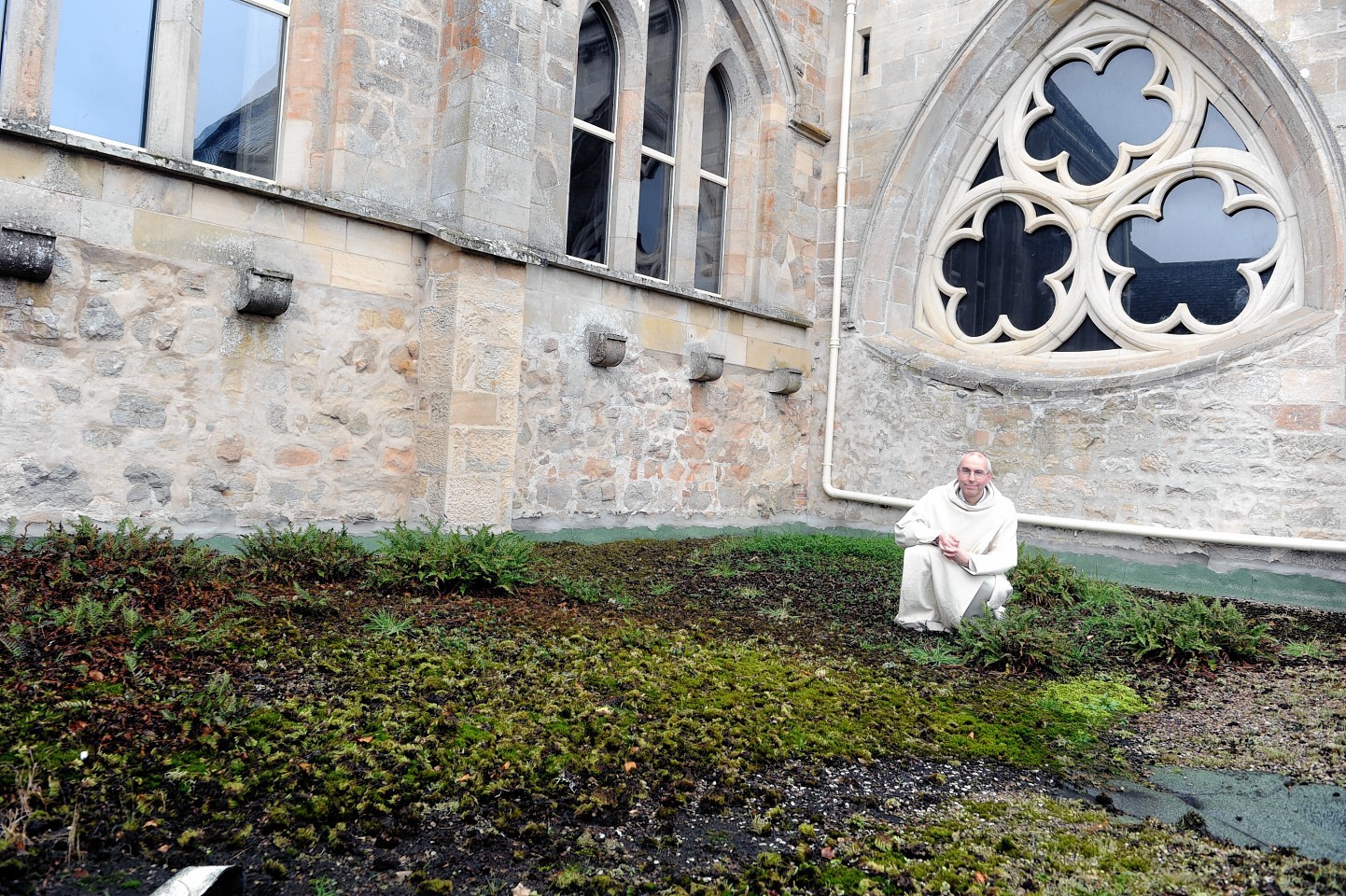 Brother Michael at Pluscarden Abbey