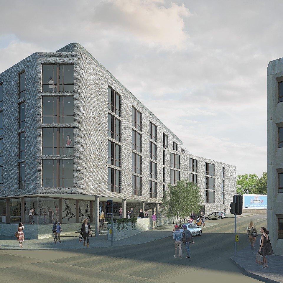 Illustration of how the new development will look on completion in Autumn 2016