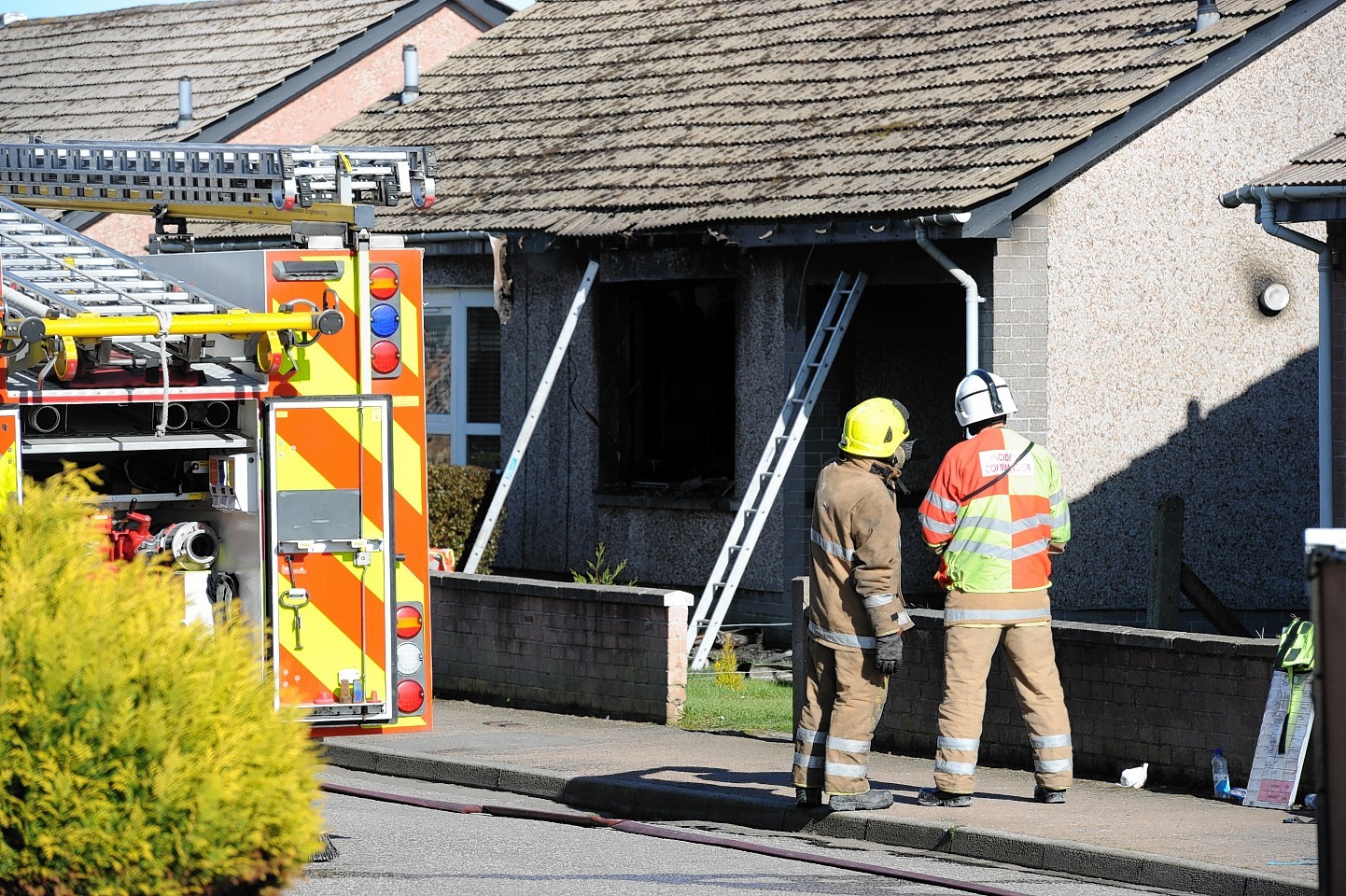 Fire at Ravenscraig Road, Peterhead