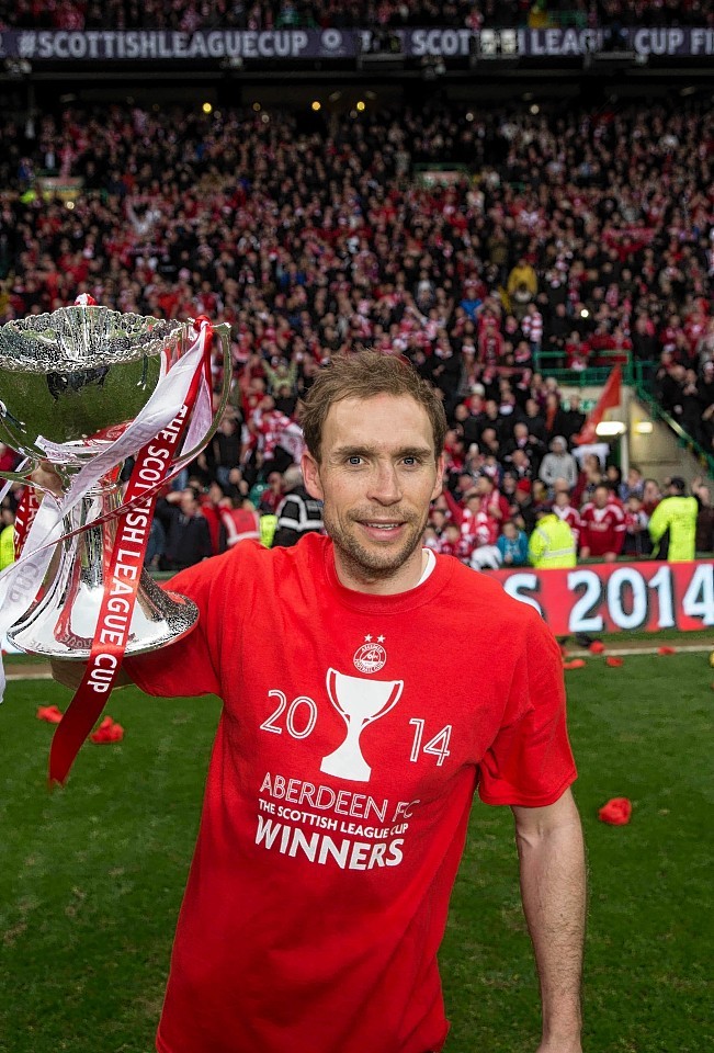 Anderson captained the team to League Cup glory last season
