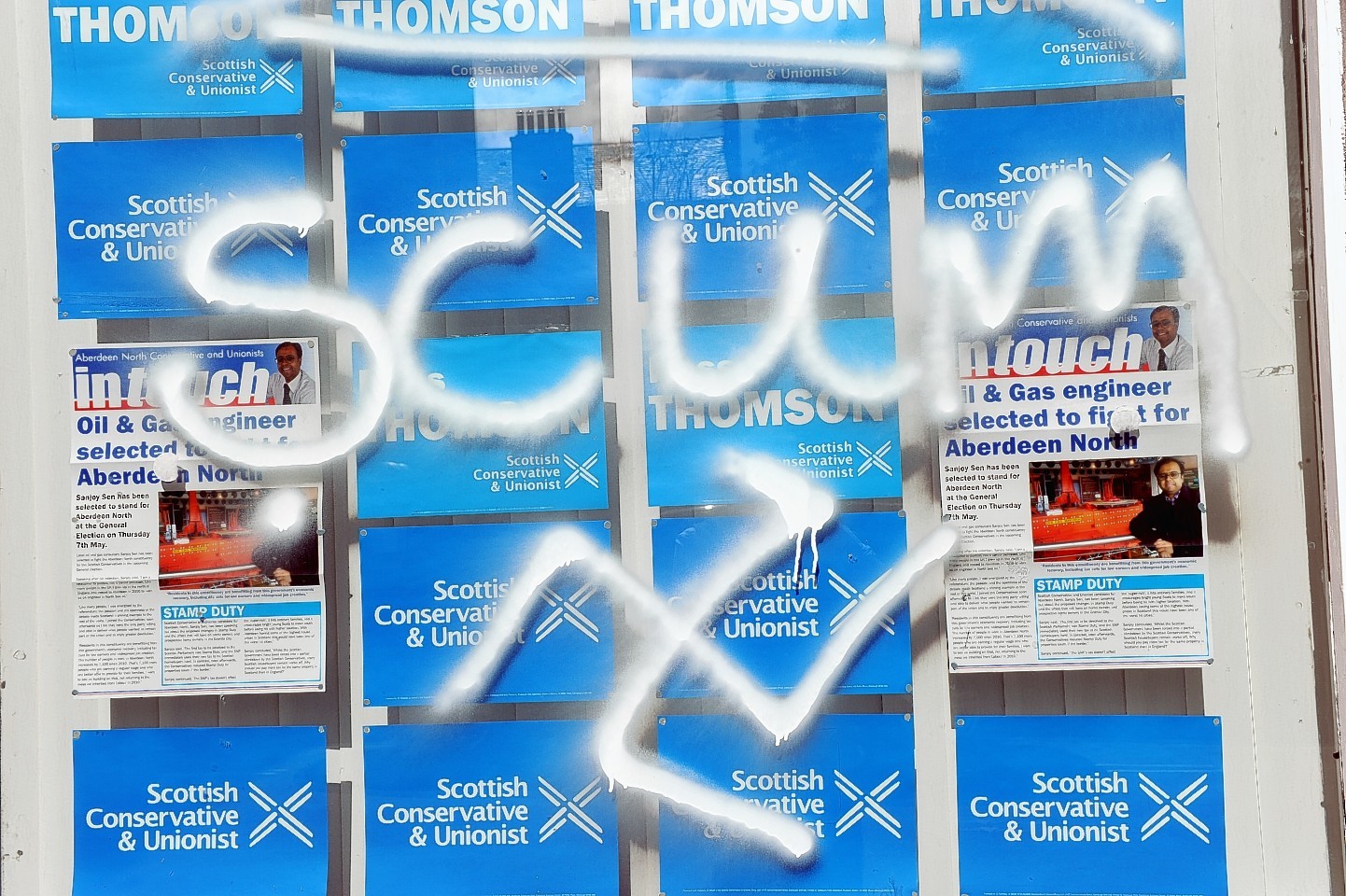 The Scottish Conservative office on West Mount Street 