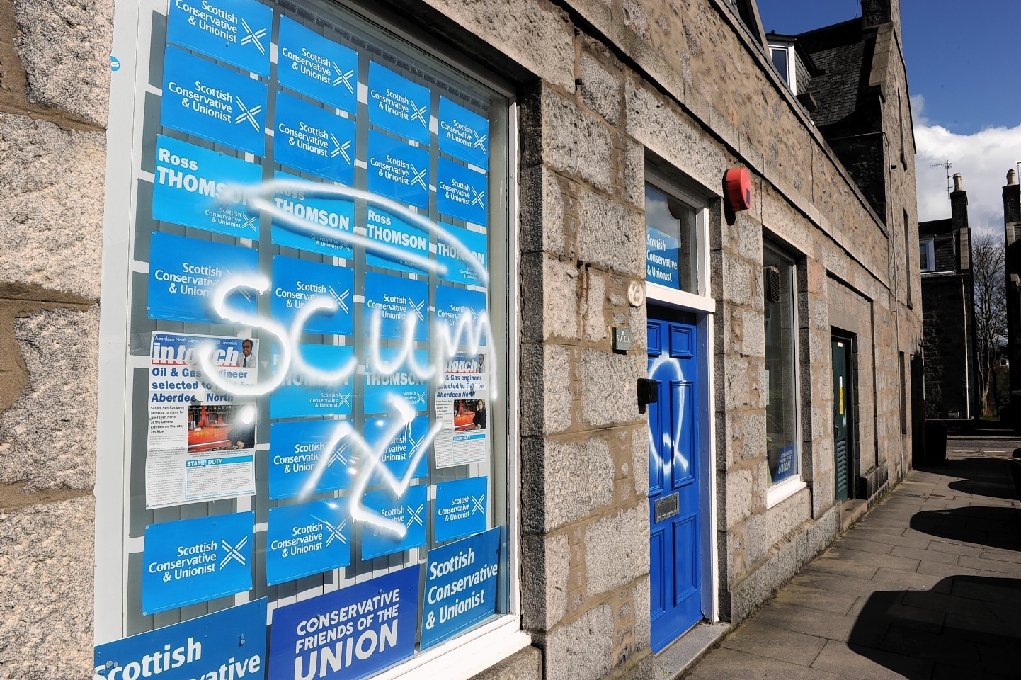 The Scottish Conservative office on West Mount Street 