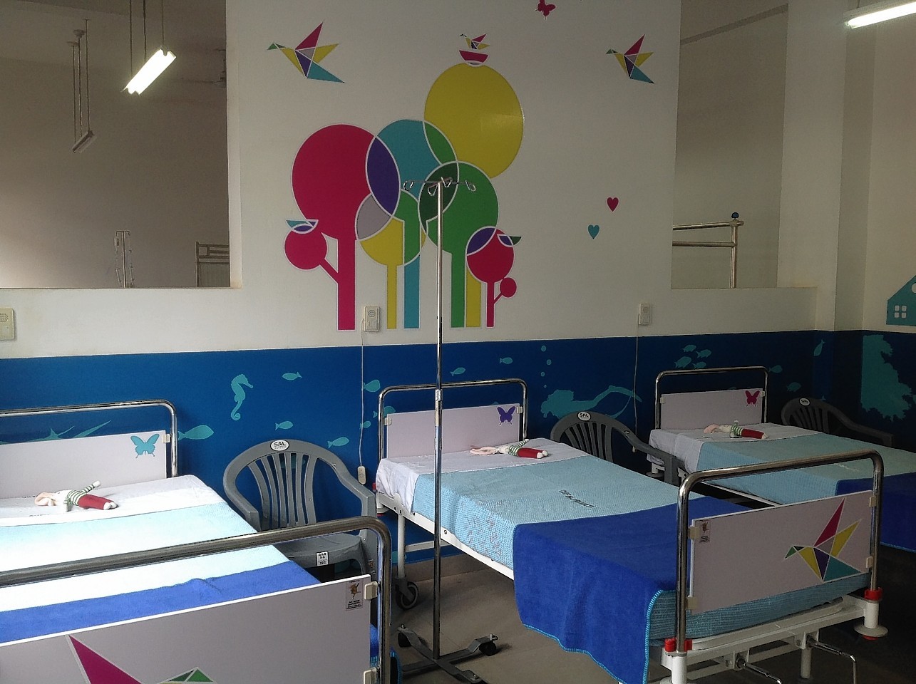 The new hospital ward built thanks to ARCHIE fundraising
