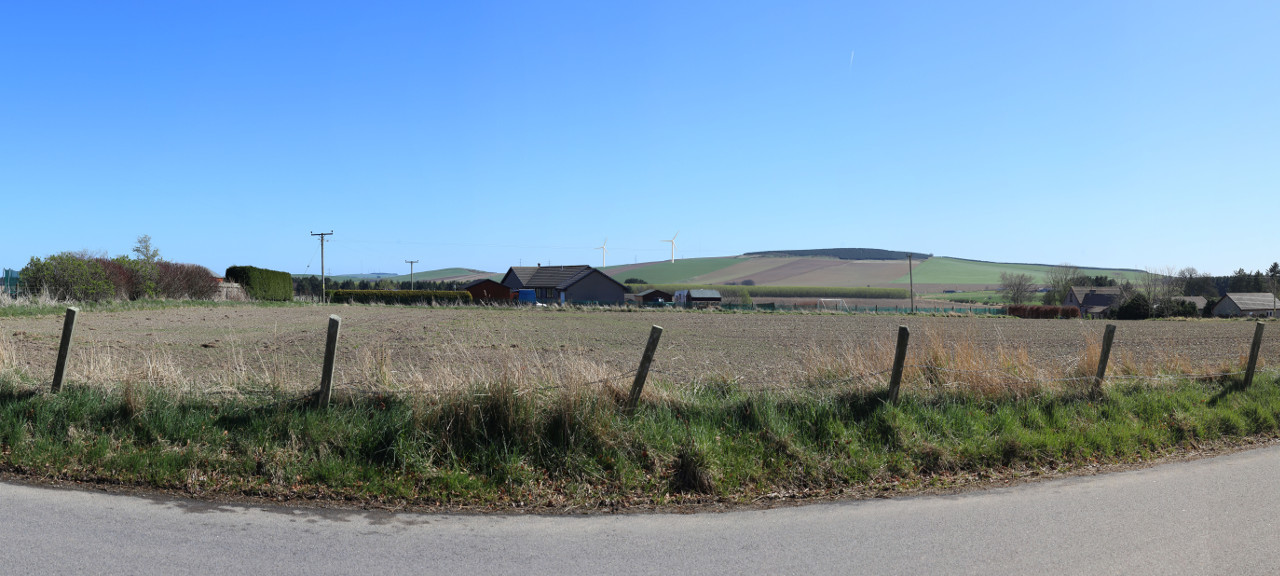 Artist impression of the turbines proposed for Hill of Rothmaise, Rothienorman