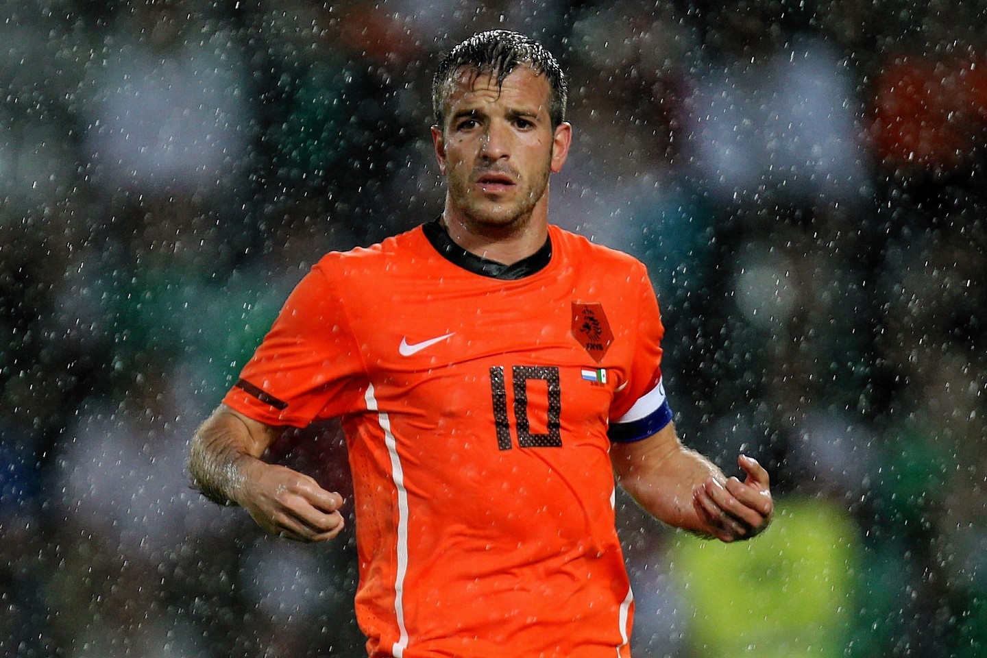 Rafael van der Vaart  playing for Holland