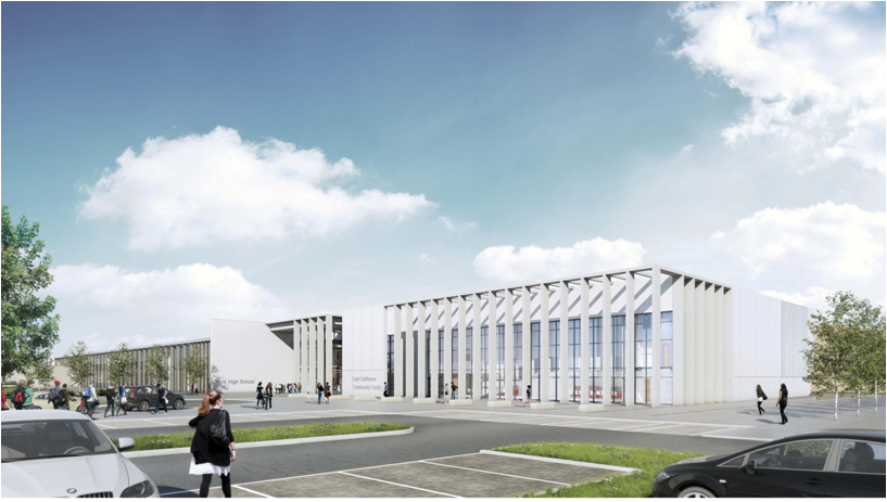 Artist impression of Wick Community Campus.