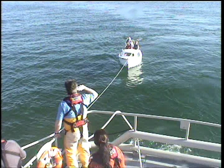 The lifeboat crew were called out to Cruden Bay