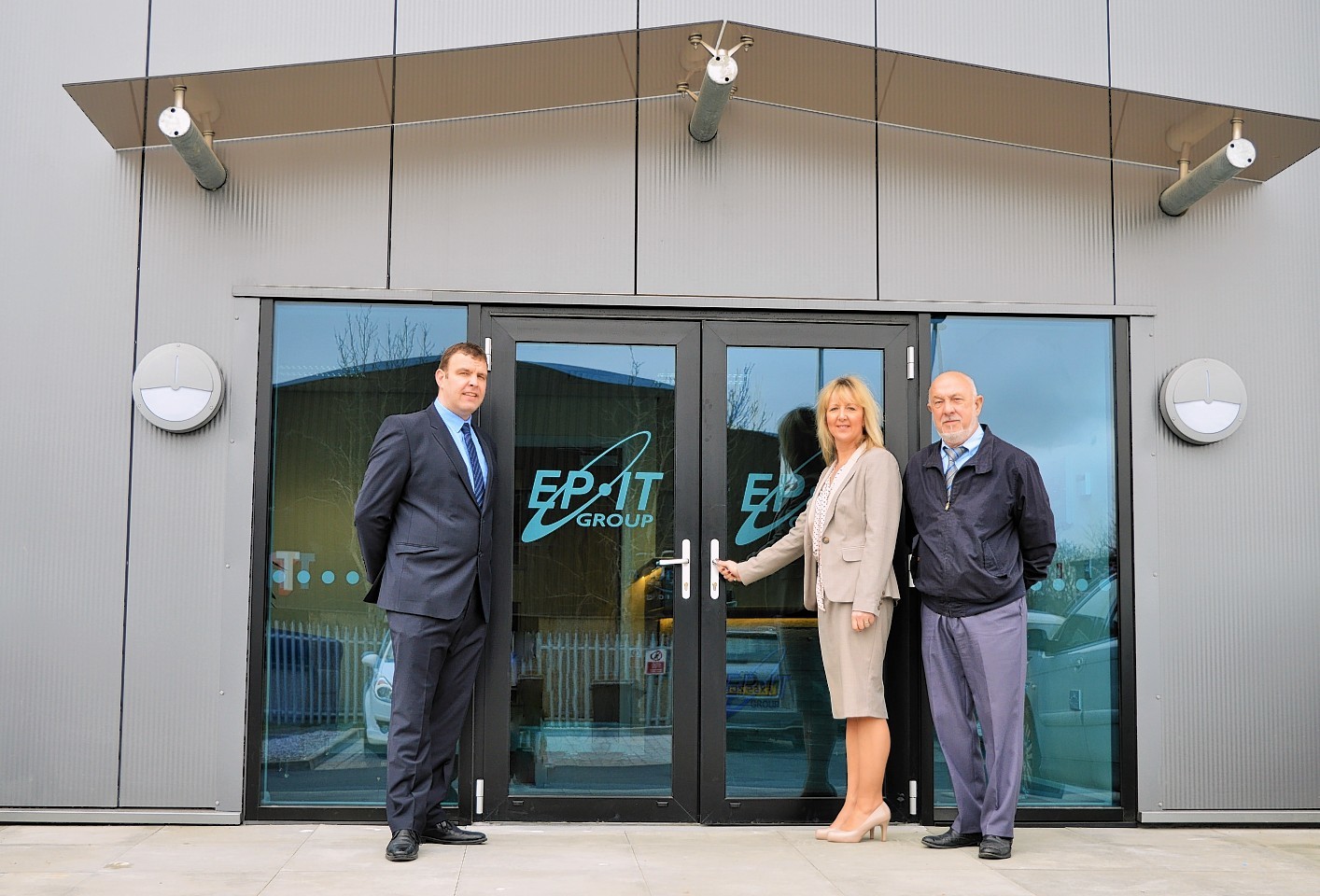 The EPIT management team: (from the left) general manager Martin Constable, financial director Alison Cox, and managing director Jim Craig