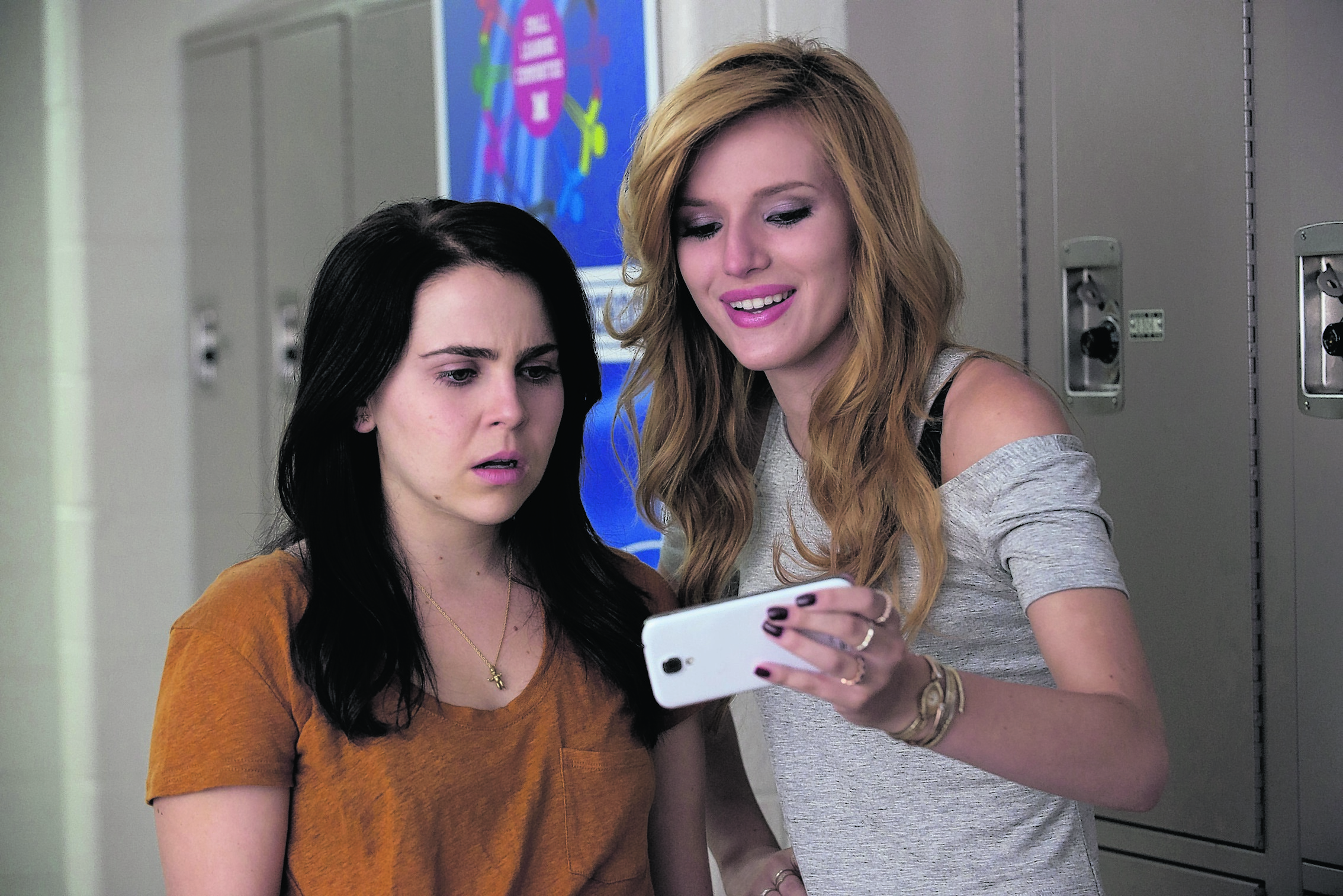 Mae Whitman as Bianca Piper and Bella Thorne as Madison Morgan. 