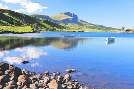 Skye is particularly famous for its mountain scenery