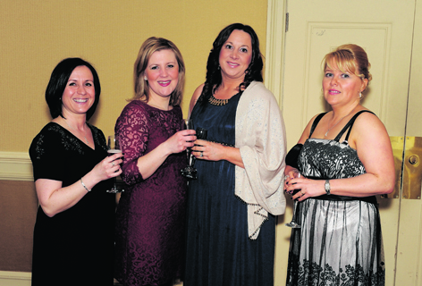 Tracy Baxter, Romana McGuire, Pauline McCann and Linda O'Hagan