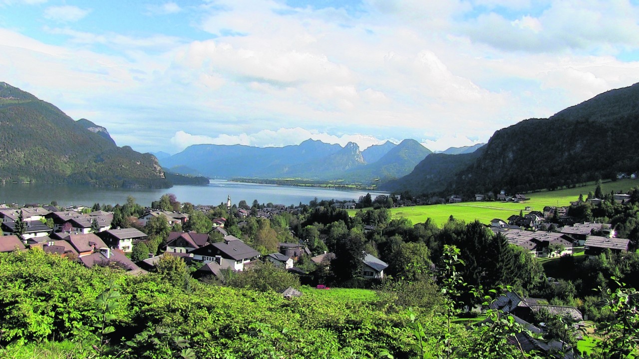 The lakeside village that is seen in the opening sequence from The Sound Of Music