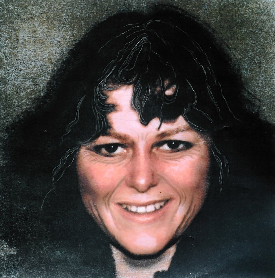 An 'aged' picture of missing woman Alison MacDonald who disappeared in the Himalayas 34 years ago