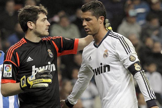 Cristiano Ronaldo and Iker Casillas