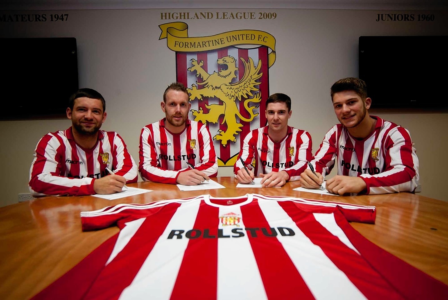 Formartine United unveil four new signings