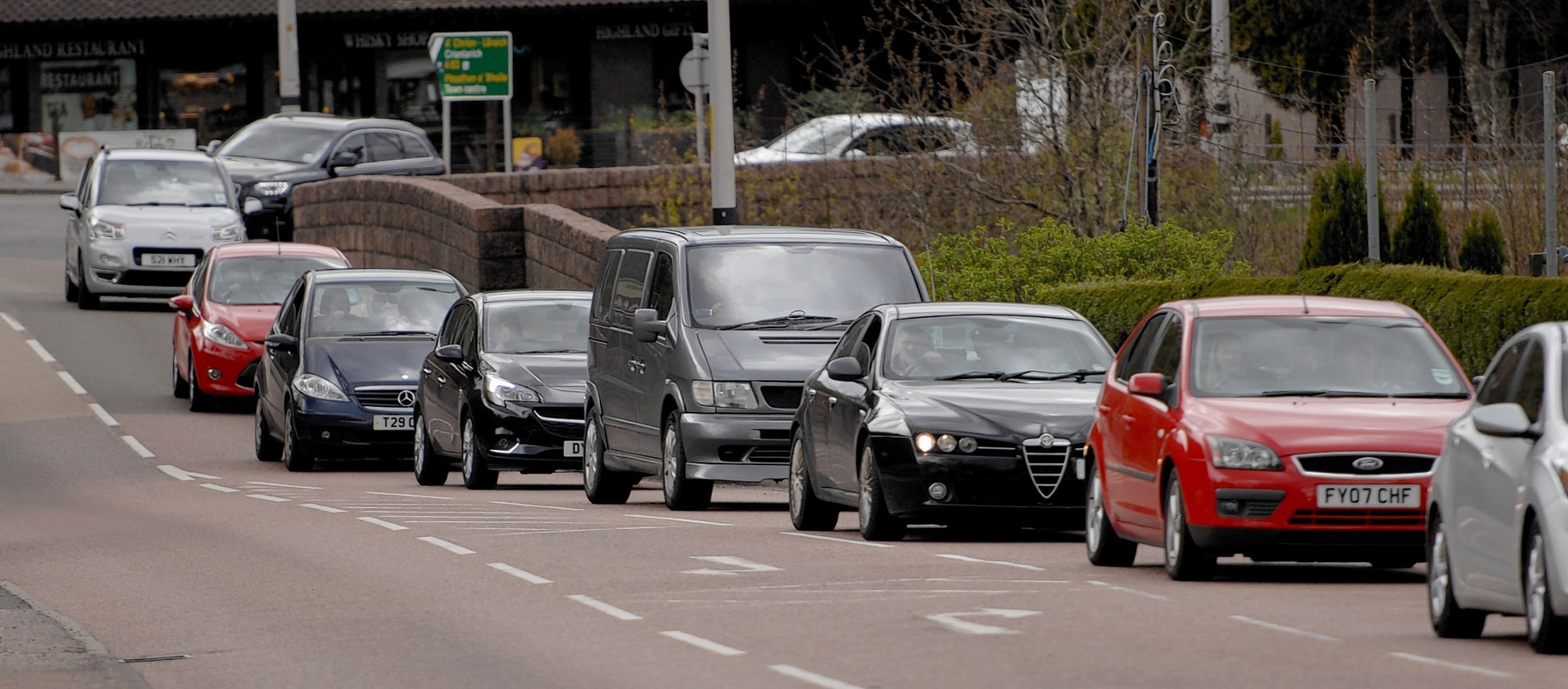 Traffic came to a standstill for several hours