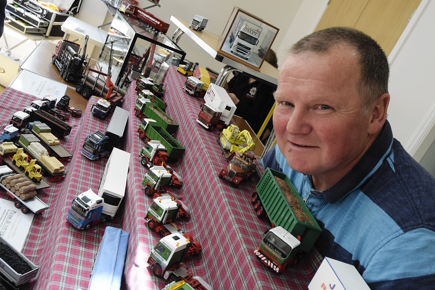 Robert Wilson with his display at last year's event.