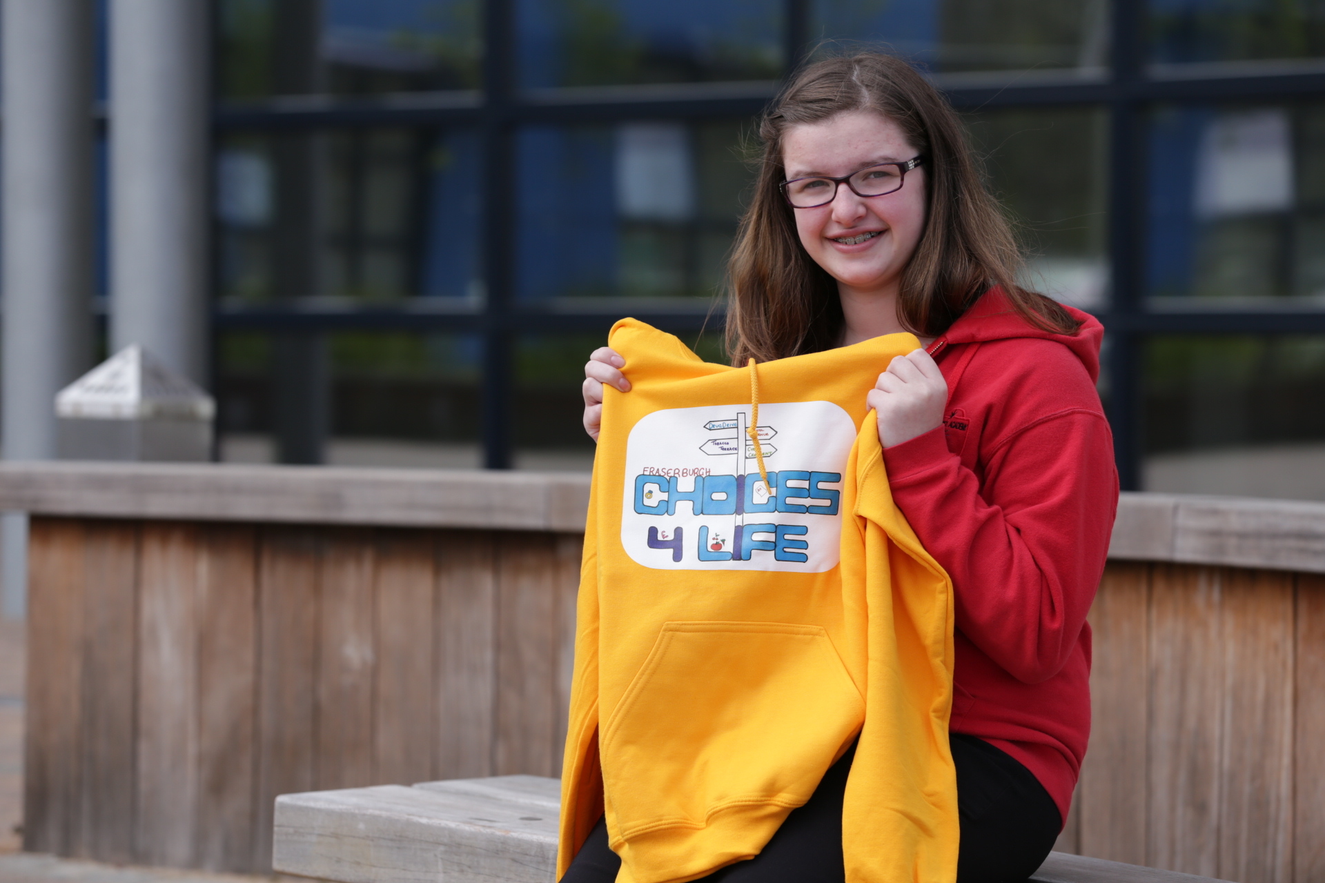 Georgia Morrison, 13,  designed the logo to be used on branding for future events