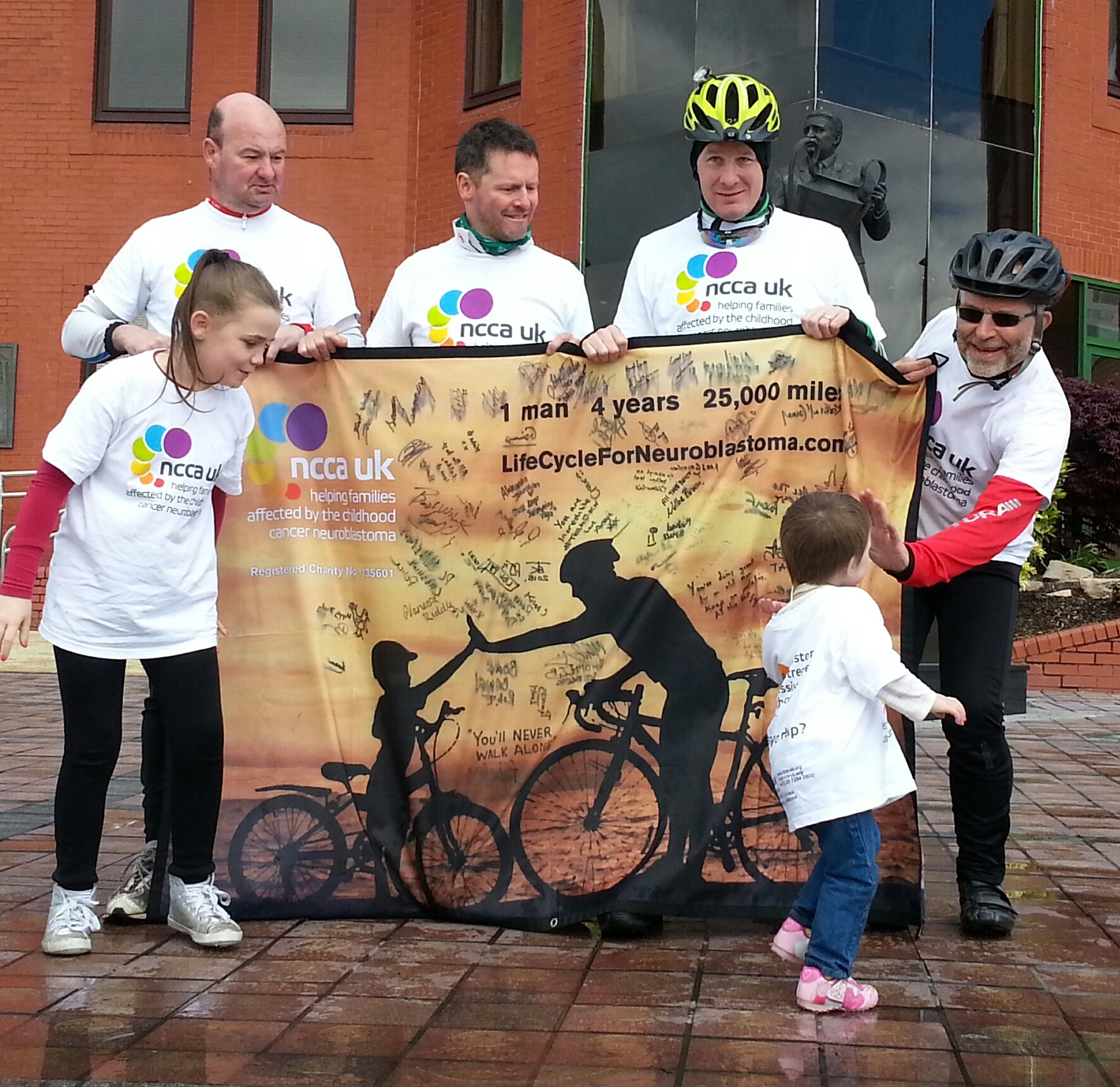 The Highland cycle helped raise crucial funds