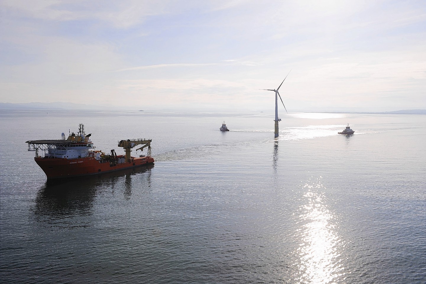 Statoil will site five 600ft turbines 13 nautical miles off Peterhead.