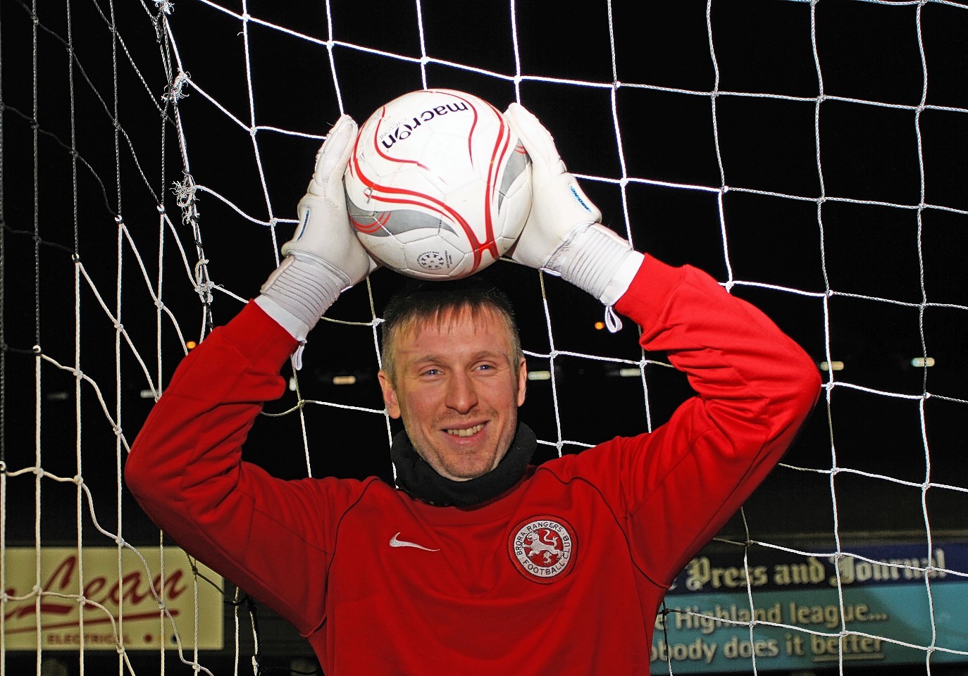 Brora keeper Joe Malin