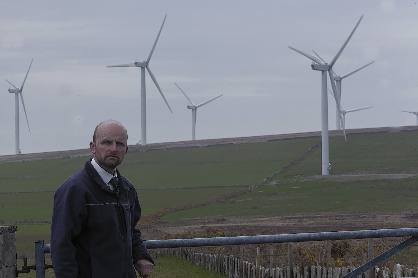 Caithness rural councillor Matthew Reiss spoke passionately against an extension to the unpopular Limekiln windfarm consented in June 2019. Photo by Sandy McCook