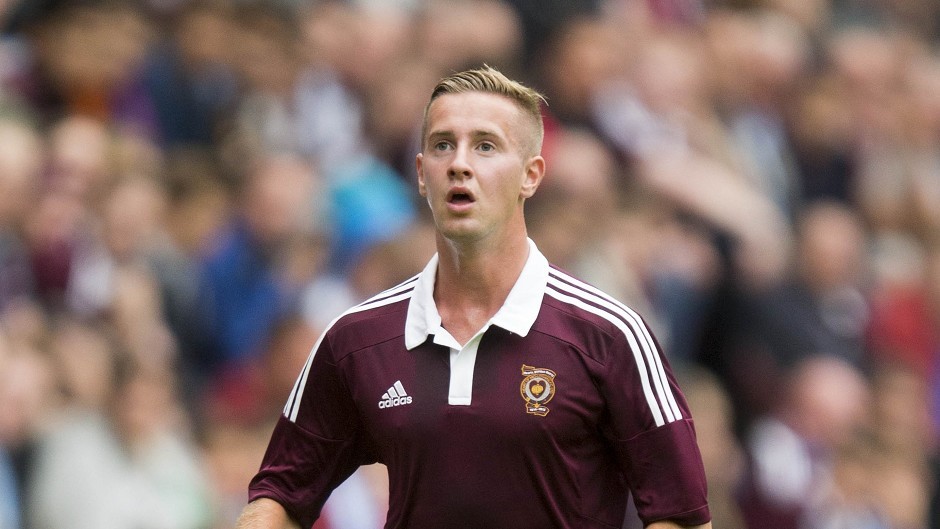 Hearts winger Billy King