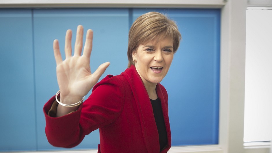 SNP leader Nicola Sturgeon believes the Tories biggest competition comes from her party