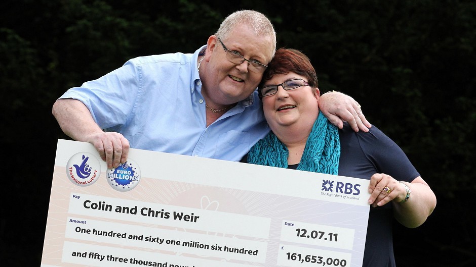 Chris and Colin Weir are among Scotland's newest millionaires after they won £161million on the Euro Millions lottery in 2013