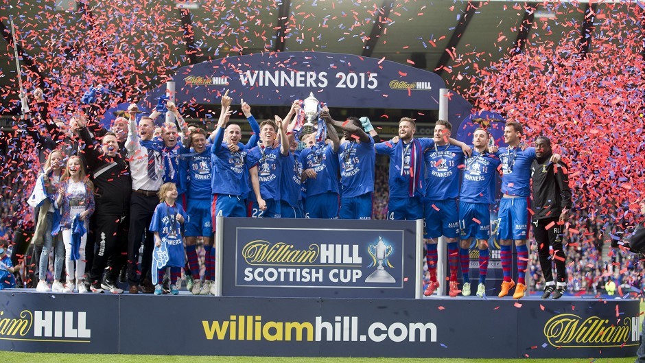 Caley Thistle lifted the Scottish Cup last season.