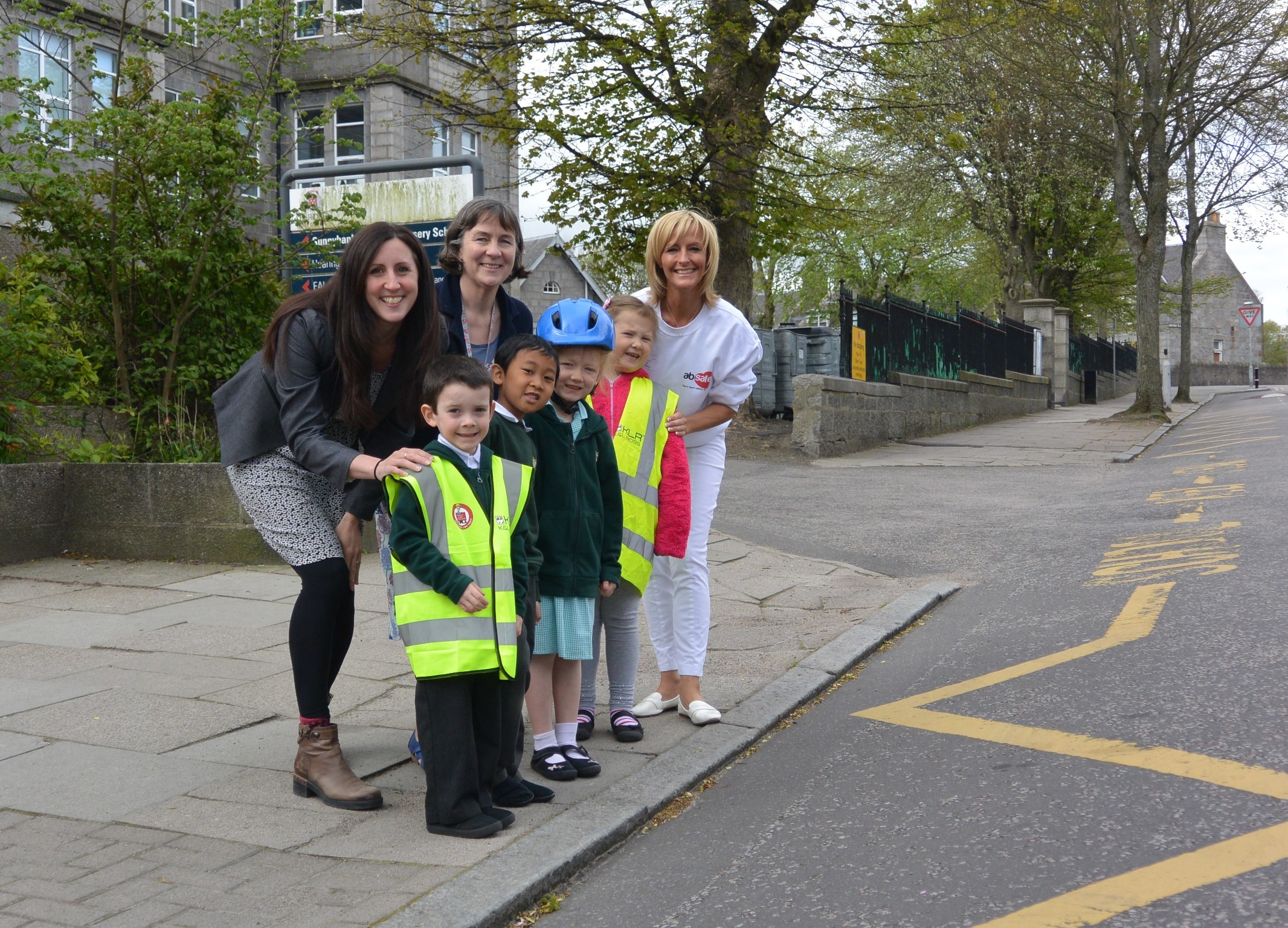 The new initiative will highlight the importance of road safety for the children of Sunnybank Primary.