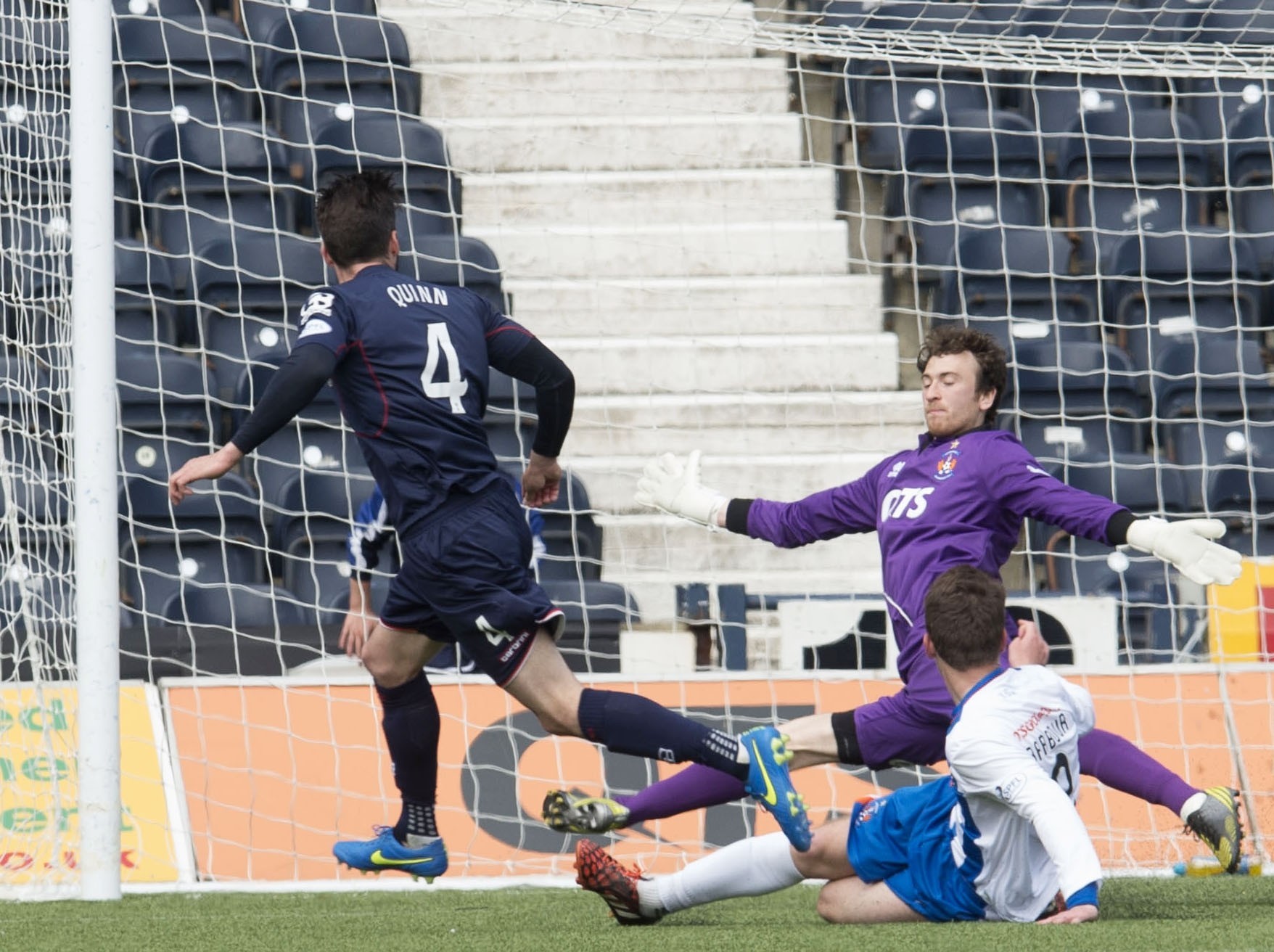 Quinn nets the winner this afternoon against Kilmarnock