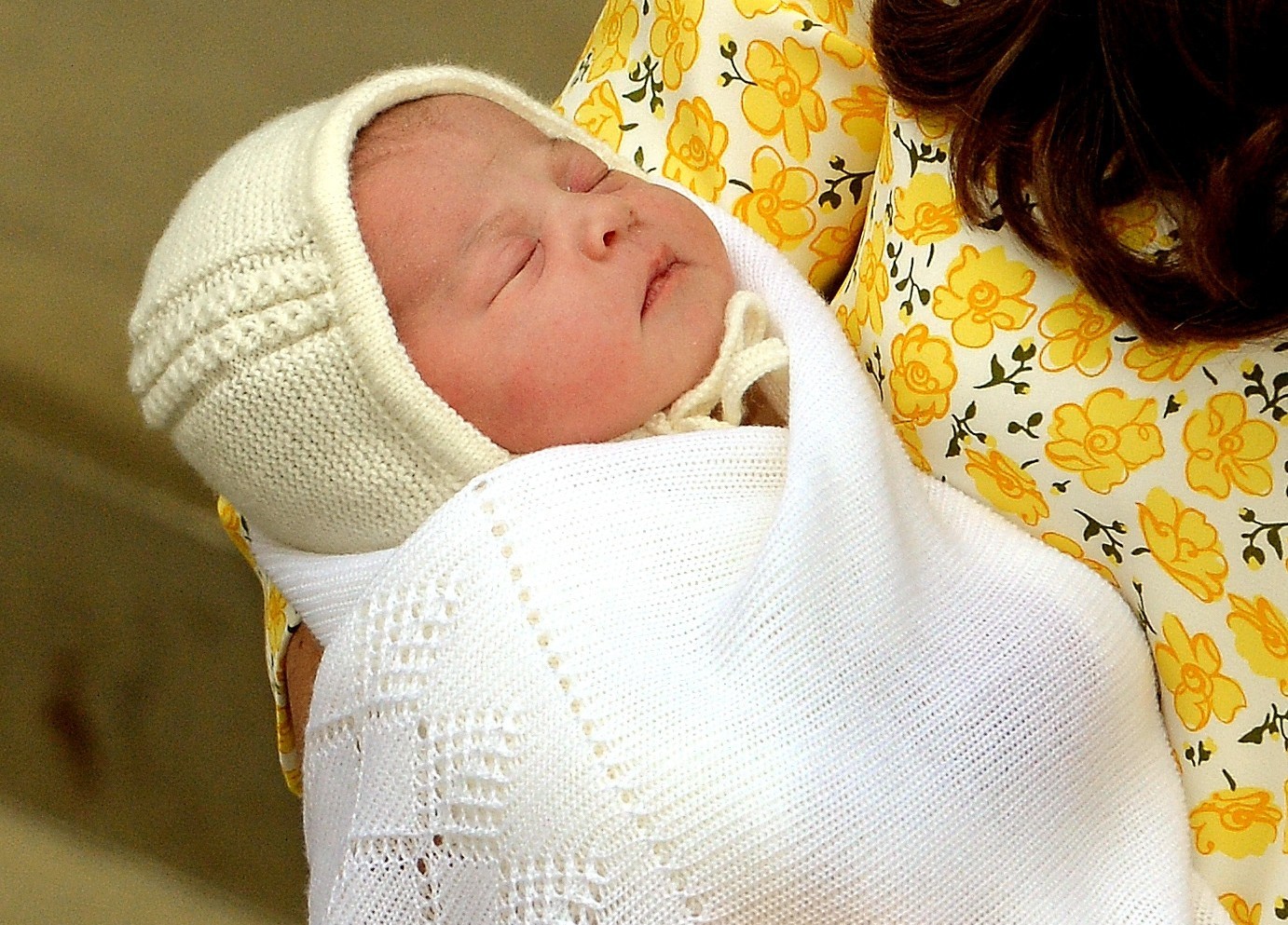 The newly born Princess of Cambridge
