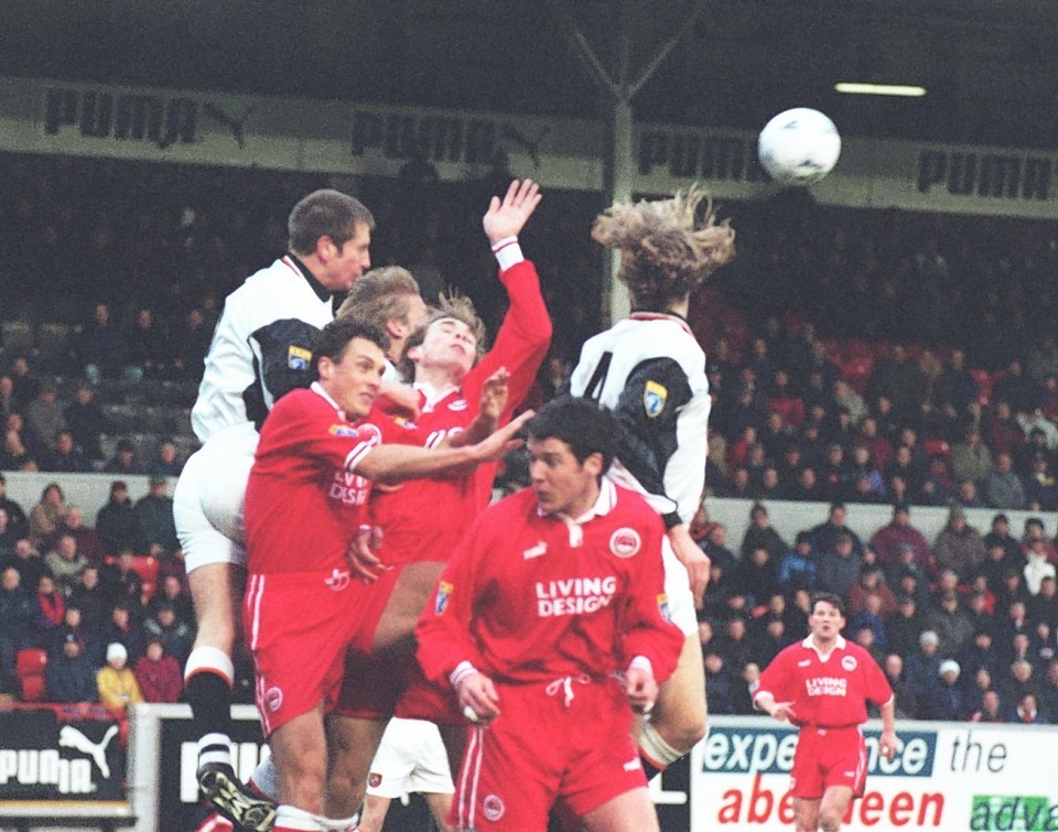 Russell Anderson with first defence partnership Derek Whyte