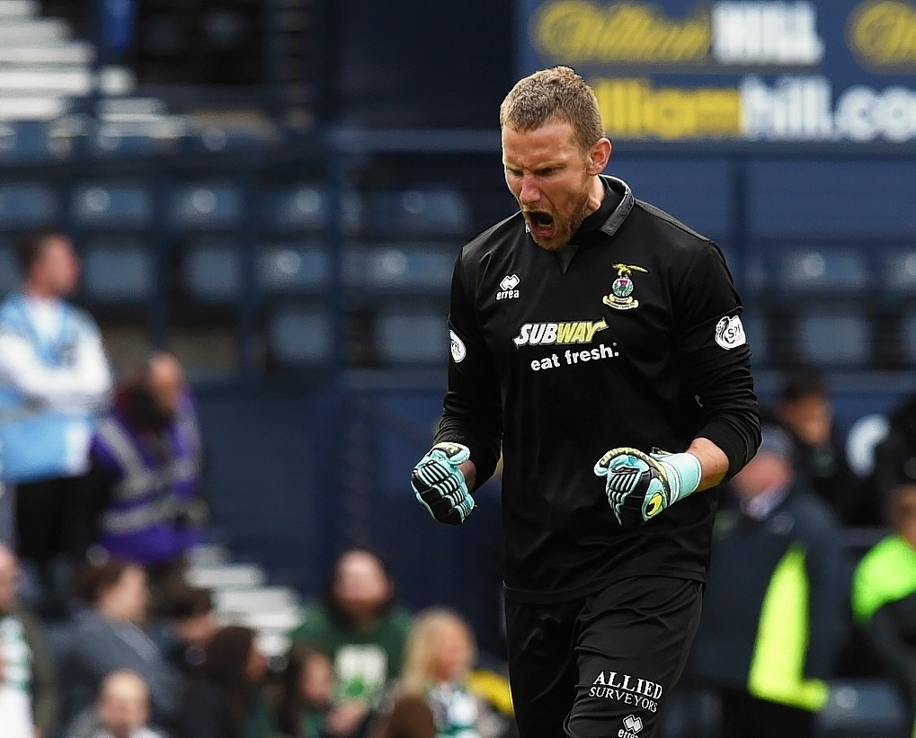 Ryan Esson won the Scottish Cup with Inverness in 2015.