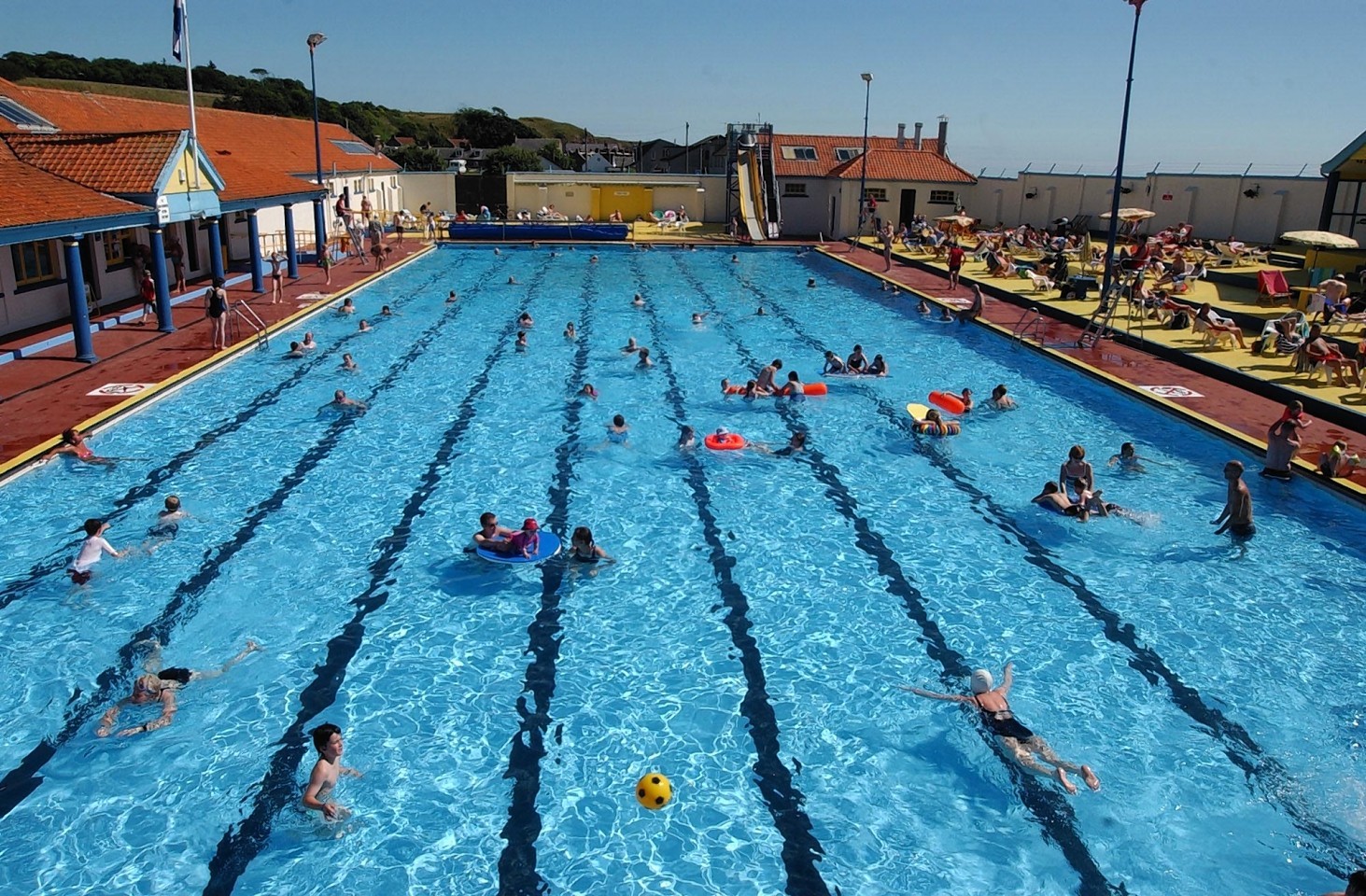 The primary six pupil  was pulled unconscious from the bottom of Stonehaven open air pool