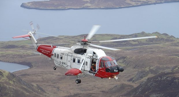 Stornoway Coastguard helicopter