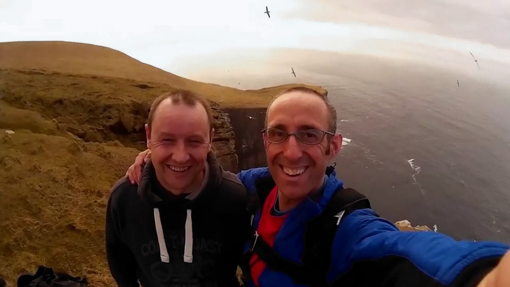 Darren Strafford and Simon Brentford filmed the jump before uploading to YouTube