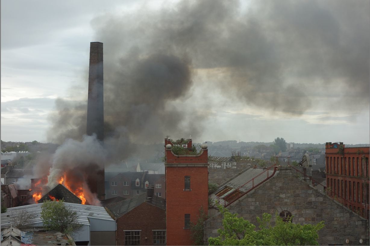The latest blaze at Broadford Works