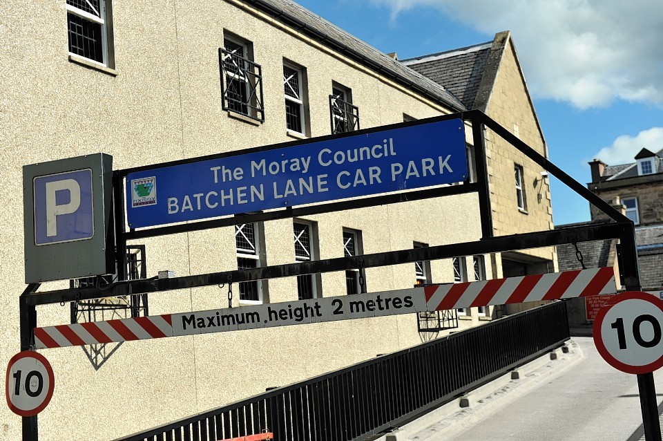 Batchen Street car park, Elgin