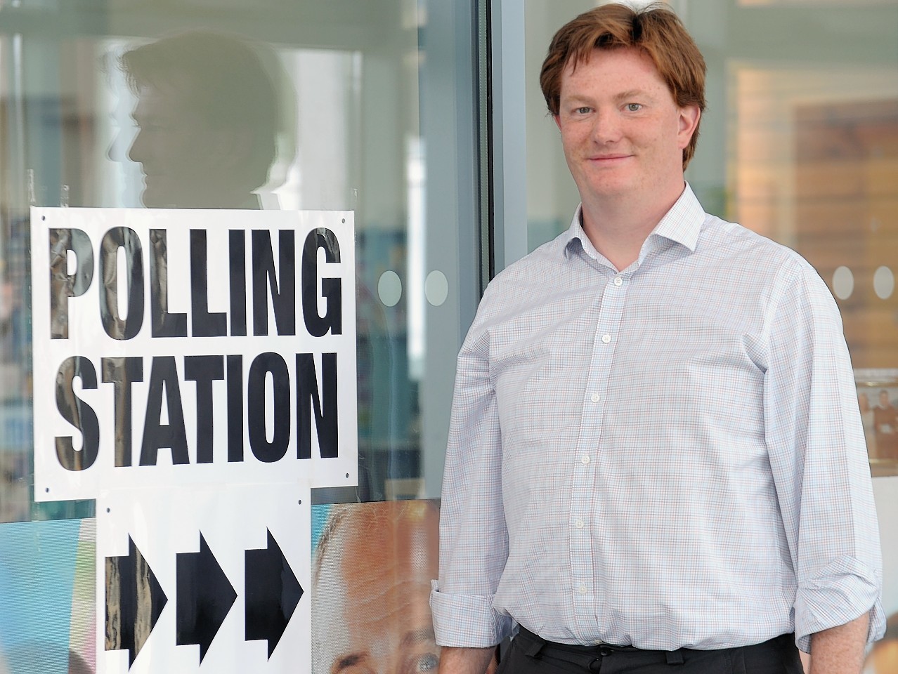 Danny Alexander voting in the Highlands