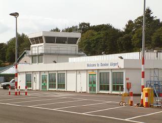 The plane was due to land at Dundee Airport