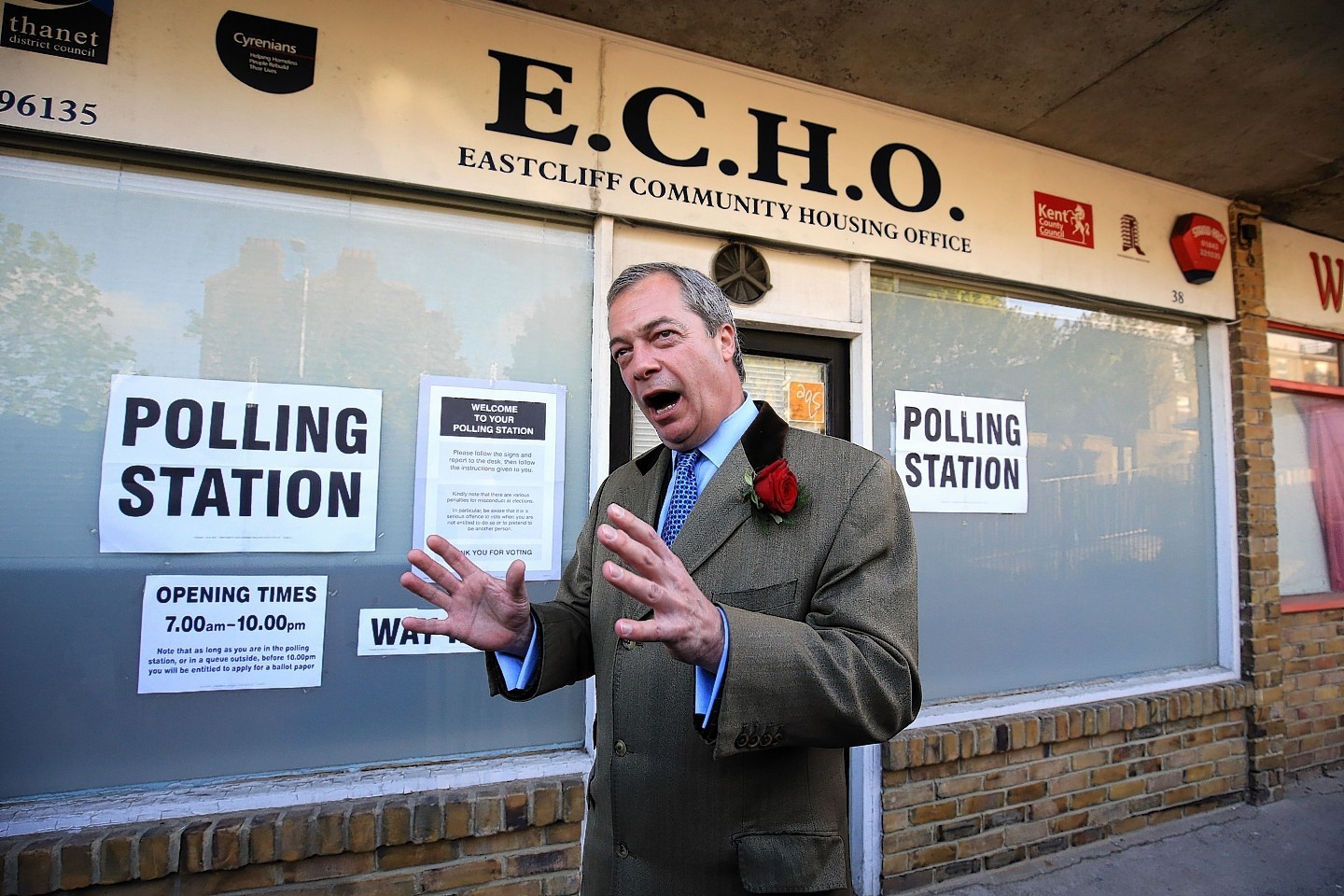 Ukip leader Nigel Farage will not get a seat in Westminster