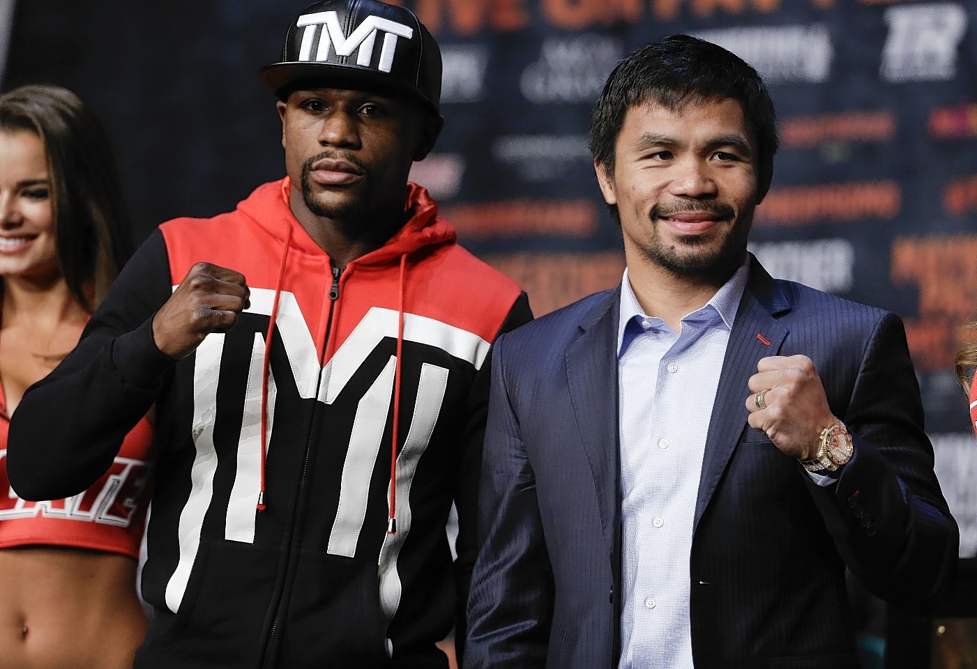 Floyd Mayweather Jr. and Manny Pacquiao