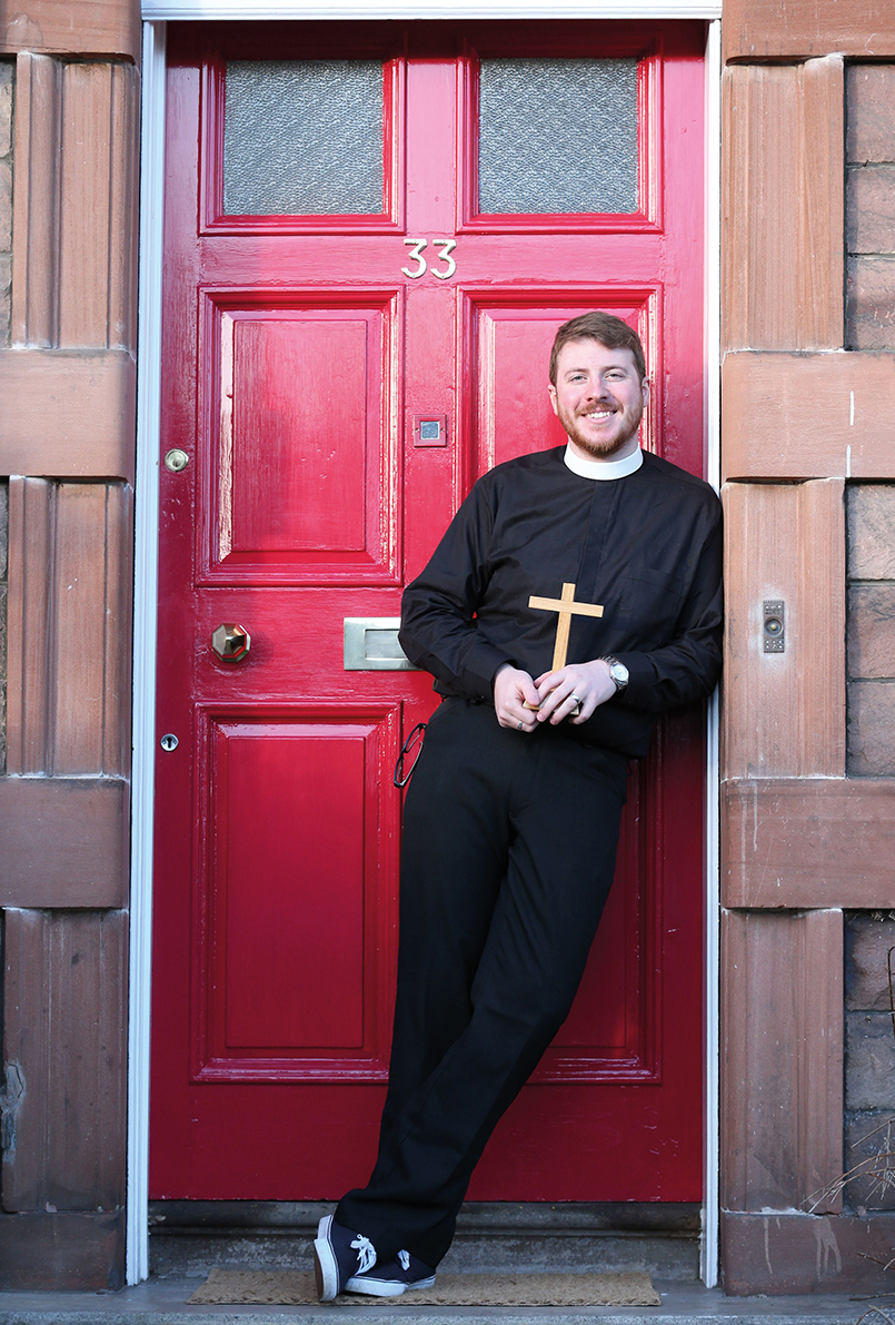 Scotland's youngest minister the Rev Michael Mair.